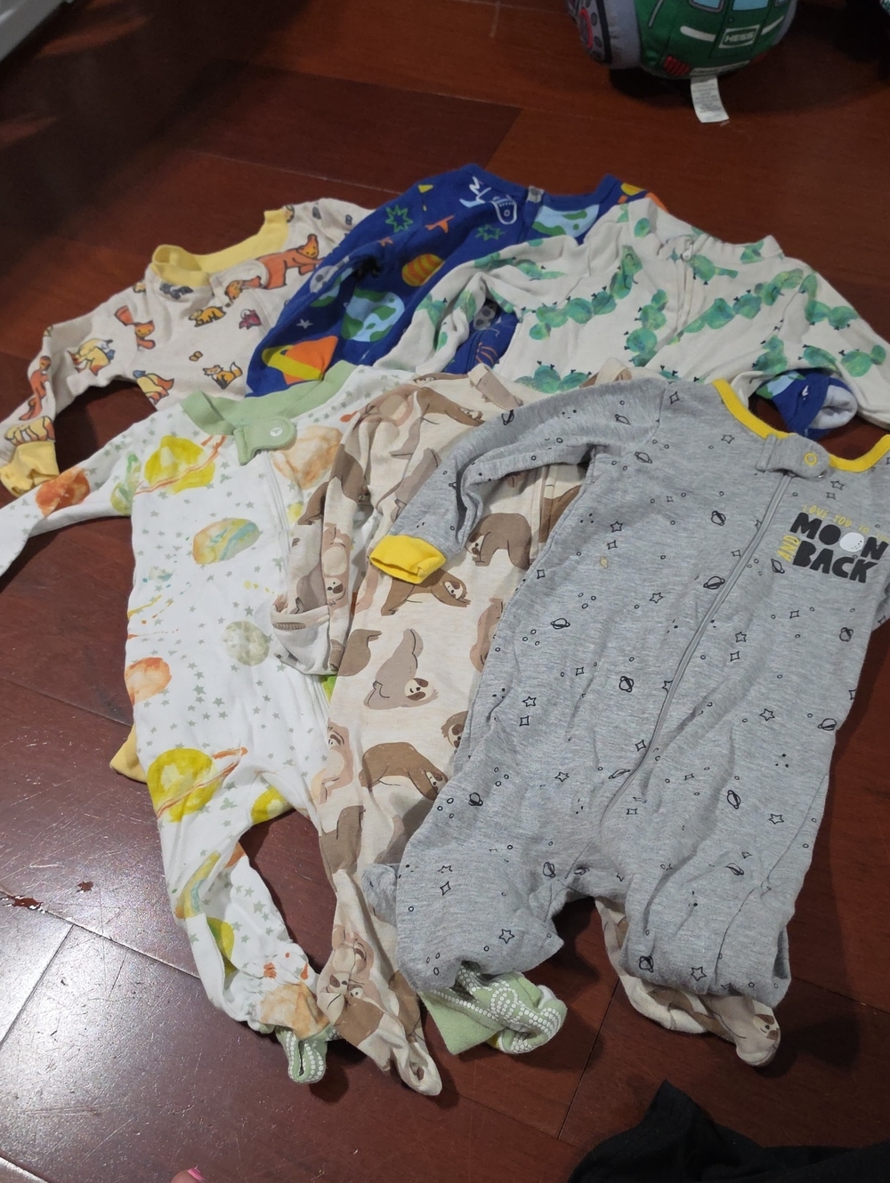 6 Baby 3-6 One-Piece Sleepers